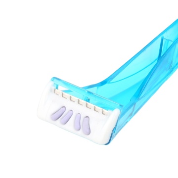 Best Women's Disposable Single Blade Shaving Razor with Innoliving 4g Plastic Handle for Safe Bikini Area Shaving