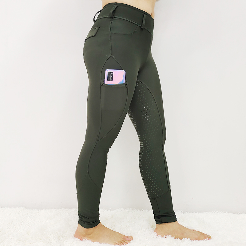 Drop Ship Women Euqestrian Jodhpurs Silicone