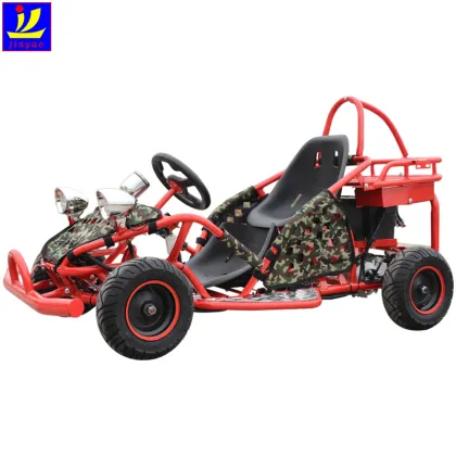Go kart with low chassis electric go kart and gasoline go kart