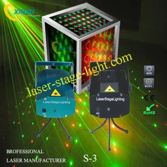 Cheap Mini 4 In 1 Stage Disco Laser Lighting  For Sale  30mw S-3
