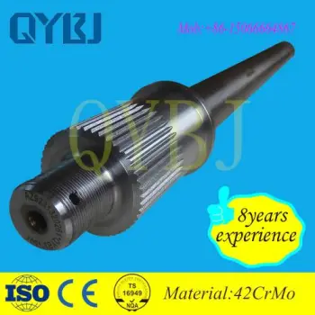 Auto spare parts shaft manufacturer high hardness axle shaft,sliding truck parts ,flexible drive shaft