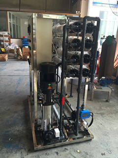 2m3/h RO plant water treatment for hotel waste water or car washing