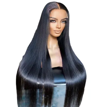 Cheap For Women Remy Human Hair Lace Wig Wholesale Mink Brazilian Straight Cuticle Aligned Human Hair 4X4 Swiss Lace Closure Wig