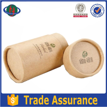 Kraft Paper Round Tea Box with high quality