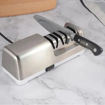 3 Stage Stainless Steel Electric Knife Sharpener