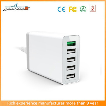 UK/EU/US 5USB Ports QC2.0 Quick Smart Charger USB Travel Charger with QC 2.0 Technology