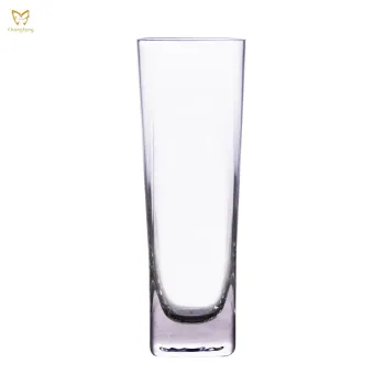 Handcrafted 430ml Heavy Base Square Glasses for Water, Juice, Whiskey & Cocktails