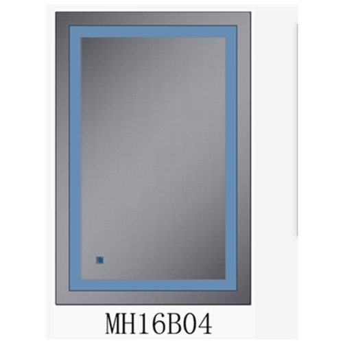 Miroir de salle de bain LED rectangulaire MH16