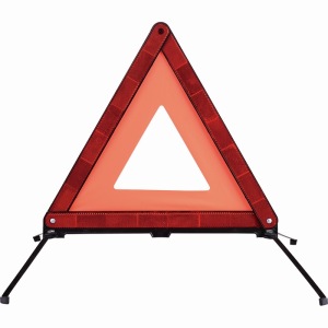 road traffic warning triangle for emergency