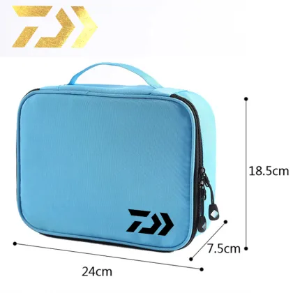 DAIWA Fishing Bag Outdoor Men's Fishing Reel Fishing Tackle Bag Multifunctional Bait Equipment Storage Bag