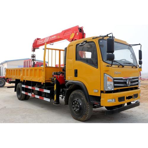 Dongfeng Truck Cargo With 7Tons Loader Crane