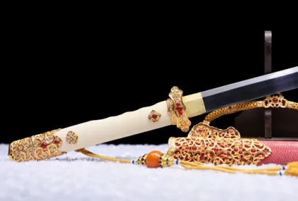 Golden and silver inlaid Tang Dynasty Sword