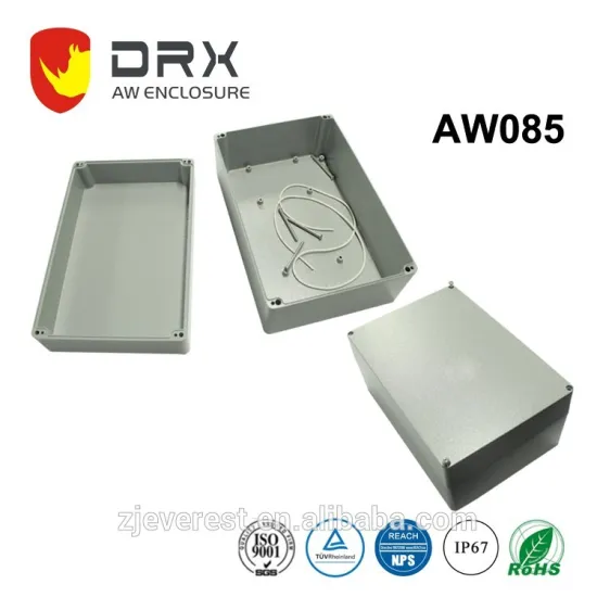 Industrial extruded aluminum box electronic instrument cases