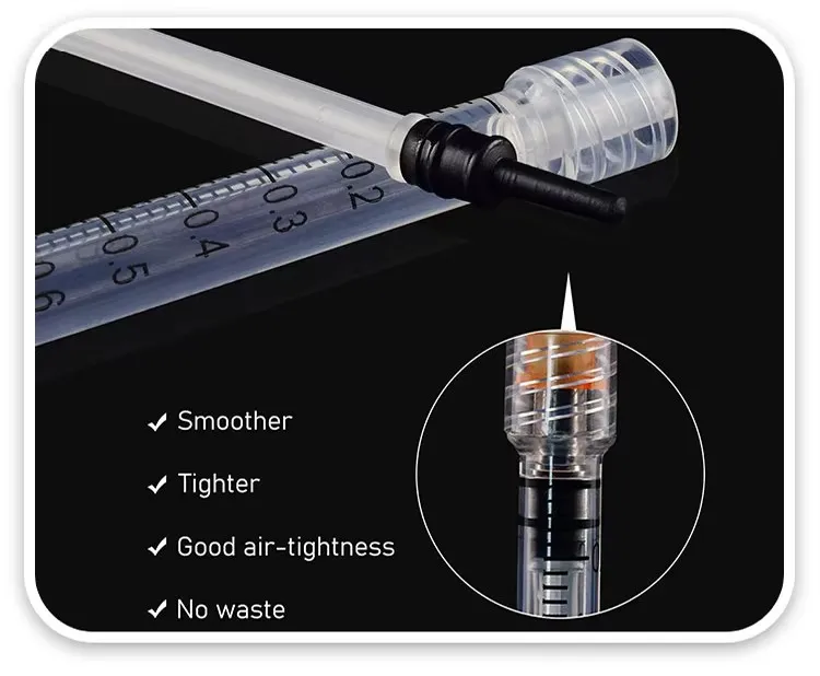 Fabrika Fiyat Toptan Tıbbi Sarf Malzemeleri Tıbbi Steril Şırınga 1ml 3ml 5ml Tek Kullanımlık