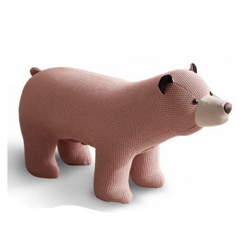 एर्गोनोमिक रूप से डिजाइन किए गए आराध्य भालू पशु मल