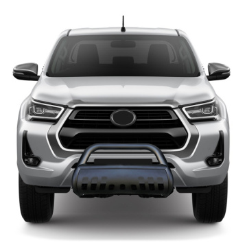 U-shaped baffle with perforated front bumper