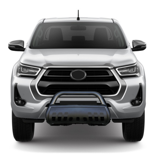 U-shaped baffle with perforated front bumper