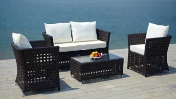Outdoor Rattan Garden Lounge Small Sofa Set 