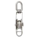 Sheave Stainless Swivel Eye Block with Bottom Loop