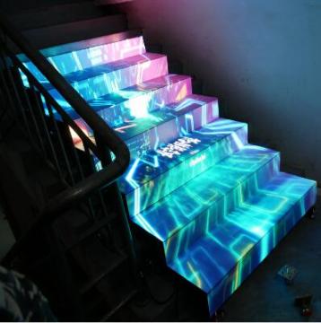 Innovative Interactive LED Floor Design for Staircases: P4/P5 Indoor Full Color Video Staircase Screens