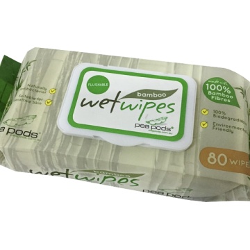 Biodegradable Bamboo Cloth Wipes Organic Baby Wipes