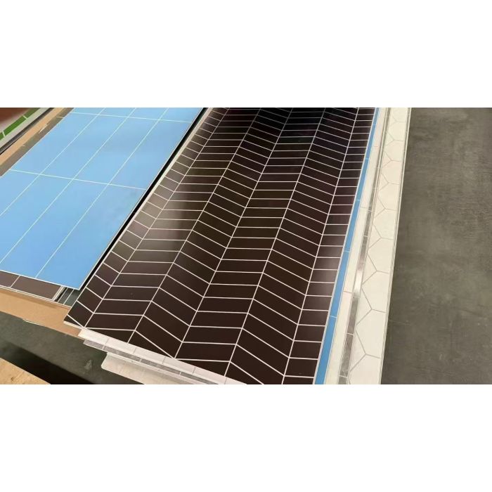 แผ่นผนัง SPC ปลอดสารพิษสไตล์การตกแต่งสีเขียว