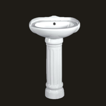 Ceramic Pedestal Basin for Hand Washing (No. 605)