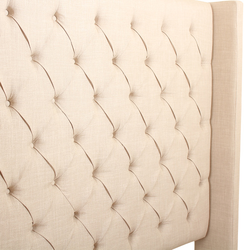 Nueva tela suave de diseño exclusivo clásico cama tapizada para dormitorio