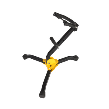 Factory Wholesale Portable Saxophone Stand Foldable Triangular Holder Rack for Tenor and Alto Saxophones