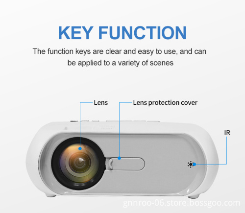 Full HD 1080p Projector T9 - 3D 4K Home Cinema