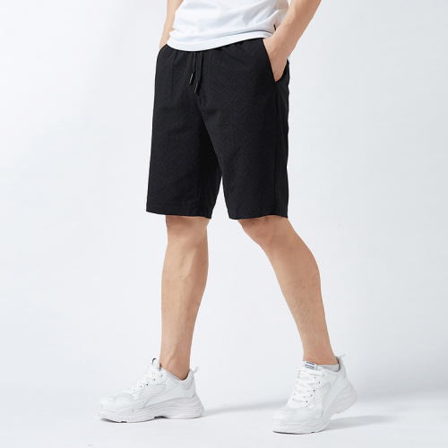 Pantalones holgados de playa con cordones para hombre