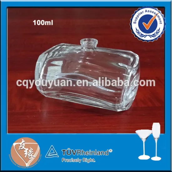 Cheap wholesale empty rectangular perfume glass bottles