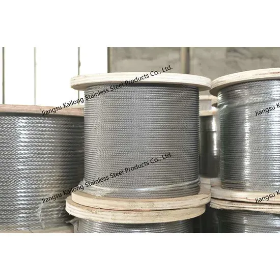 304 Stainless Steel Wire Rope for Lifting and Slings