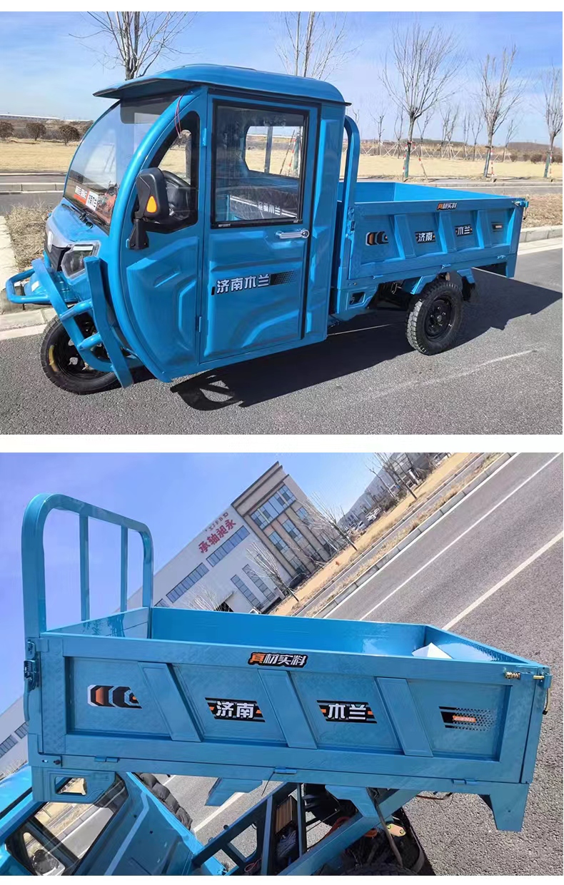 Energy efficient electric tricycle for transporting goods