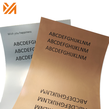 Good Conformity: Thermal Stickers in Gold and Silver PVC - Self-Adhesive Roll Vinyl for Thermal Printing