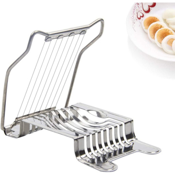 Stainless Steel Egg Cutter Slicer - Easy to Use Kitchen Tool for Factory Wholesales