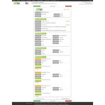 Muestra de datos de importación de tuberías de acero