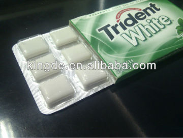 High quality sex chewing gum blister packing machine low price