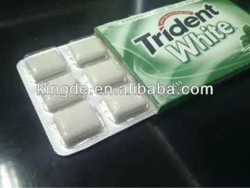 High quality sex chewing gum blister packing machine low price