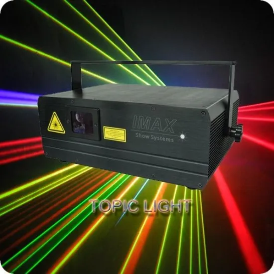 Small Stage Laser Light Dj Laser Lighting 3w Rgb For Events