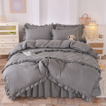 100% Polyester Soft Brushed Microfiber Fabric Bedding Set