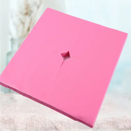 Disposable Spa Pillow Covers for Non-Stick Massage Table Use