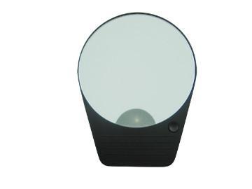 led light up wall makeup mirror with 2 suction cups