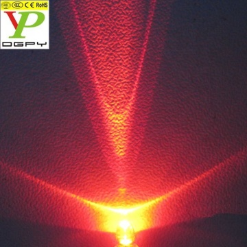 CE &amp; ROHS uyumlu 3mm/5mm kırmızı LED 660Nm/730nm uzak kırmızı/koyu kırmızı LED
