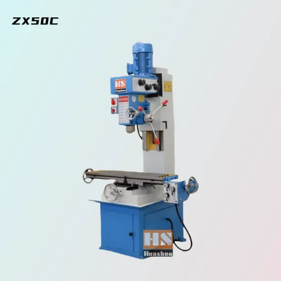 Hot Sale ZX50C Vertical Milling Machine with X-Axis Automatic Feed for Metal Drilling and Milling