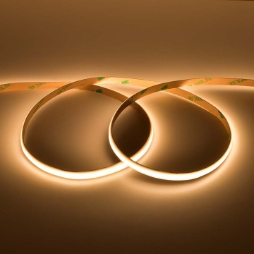ZBL New Arrivals: High-Quality 10m LED Rope Light with Warm and Cool White Cri>97, SMD 8mm, 24V/12V, Flexible LED Strip