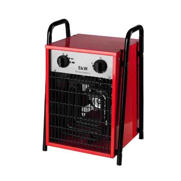Portable Safety Heated Industrial Fan with Overheat Cut Out and Stainless Steel Tube