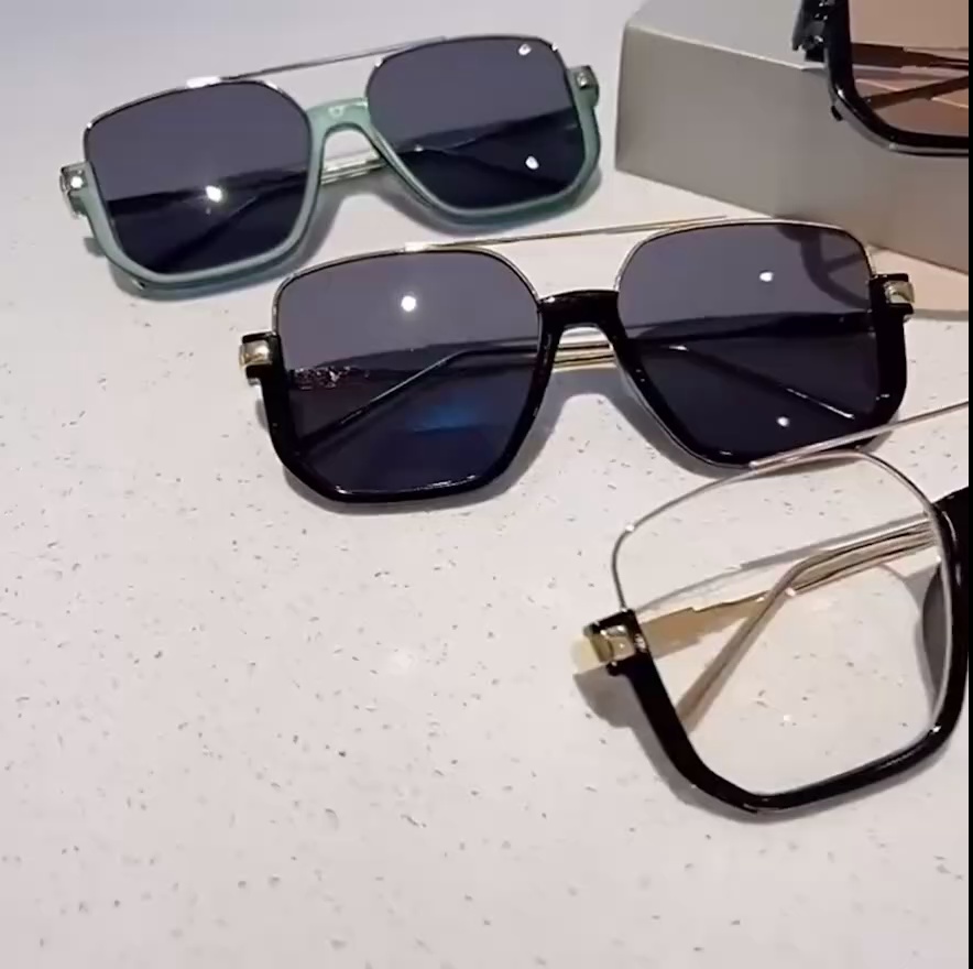 Stylish Half Frame Sunglasses for Men and Women