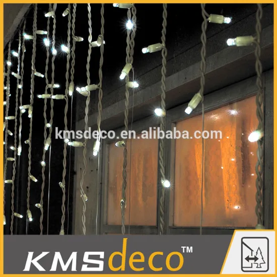 warm white led twinkle light string curtain wedding hall decoration lights