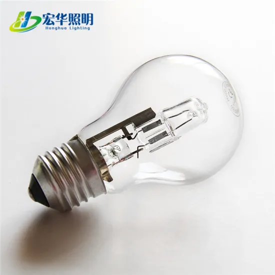 70W 220V A19 Clear Glass Halogen Long Life Light Bulb